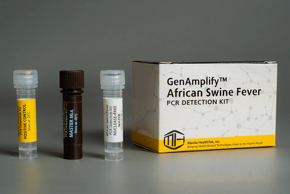 Manila Healthtek, Inc’s African Swine Fever PCR Detection Kit. (Photo / Retrieved from ABS-CBN News)